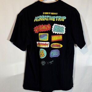 Collective arts - born ruffians u.s. girls Black Graphic T-Shirt